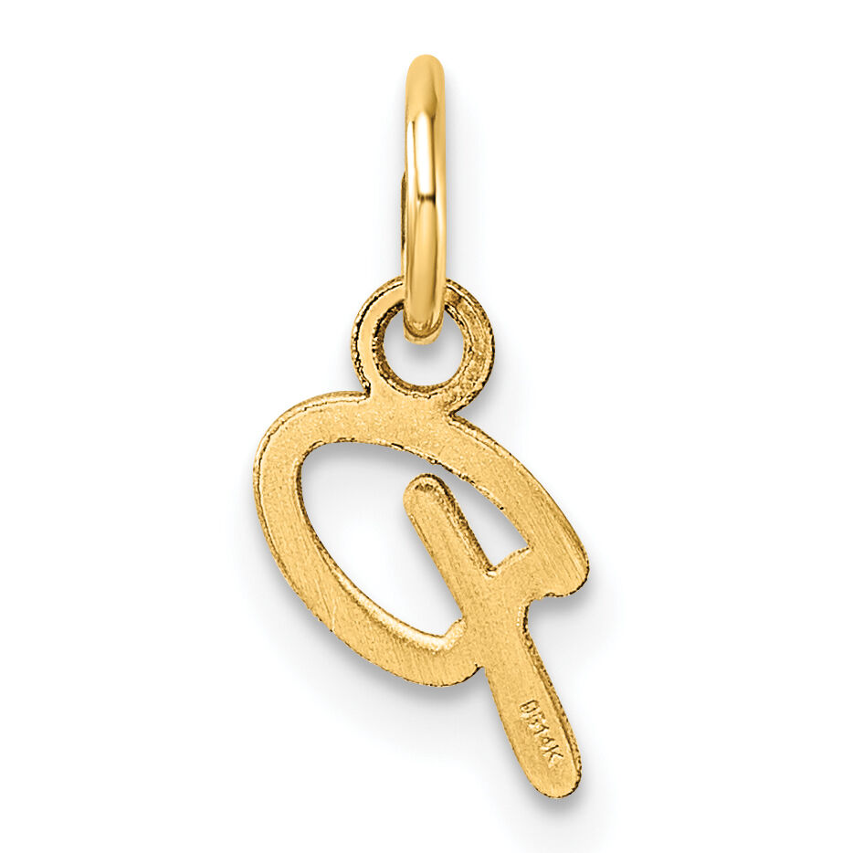 14K Uppercase Letter P Initial Charm-XNA1467Y/P
