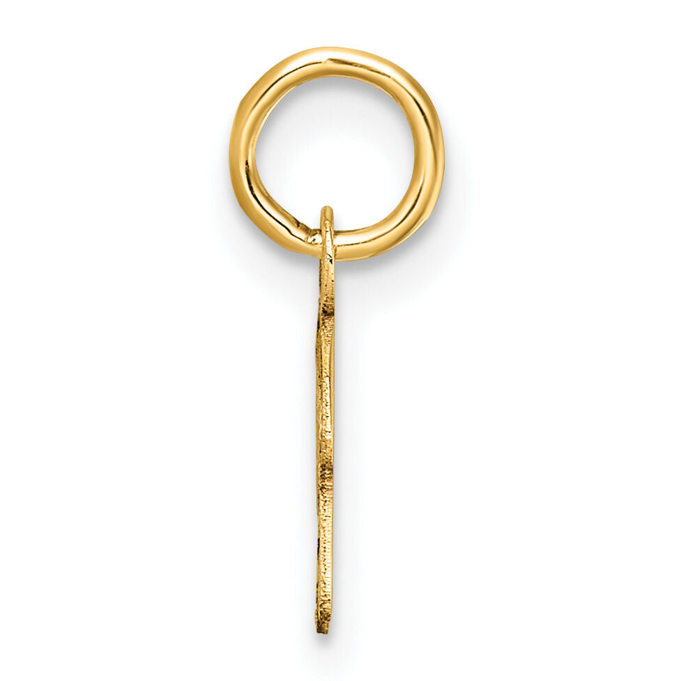 14K Uppercase Letter R Initial Charm-XNA1467Y/R