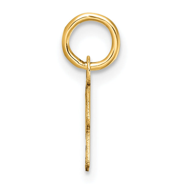 14K Uppercase Letter R Initial Charm-XNA1467Y/R