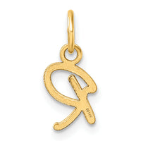 14K Uppercase Letter R Initial Charm-XNA1467Y/R