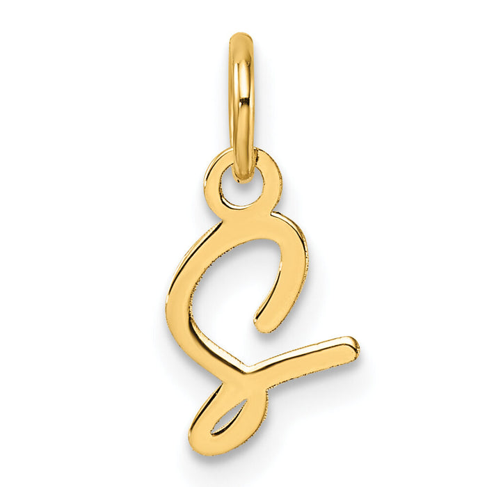 14K Uppercase Letter S Initial Charm-XNA1467Y/S