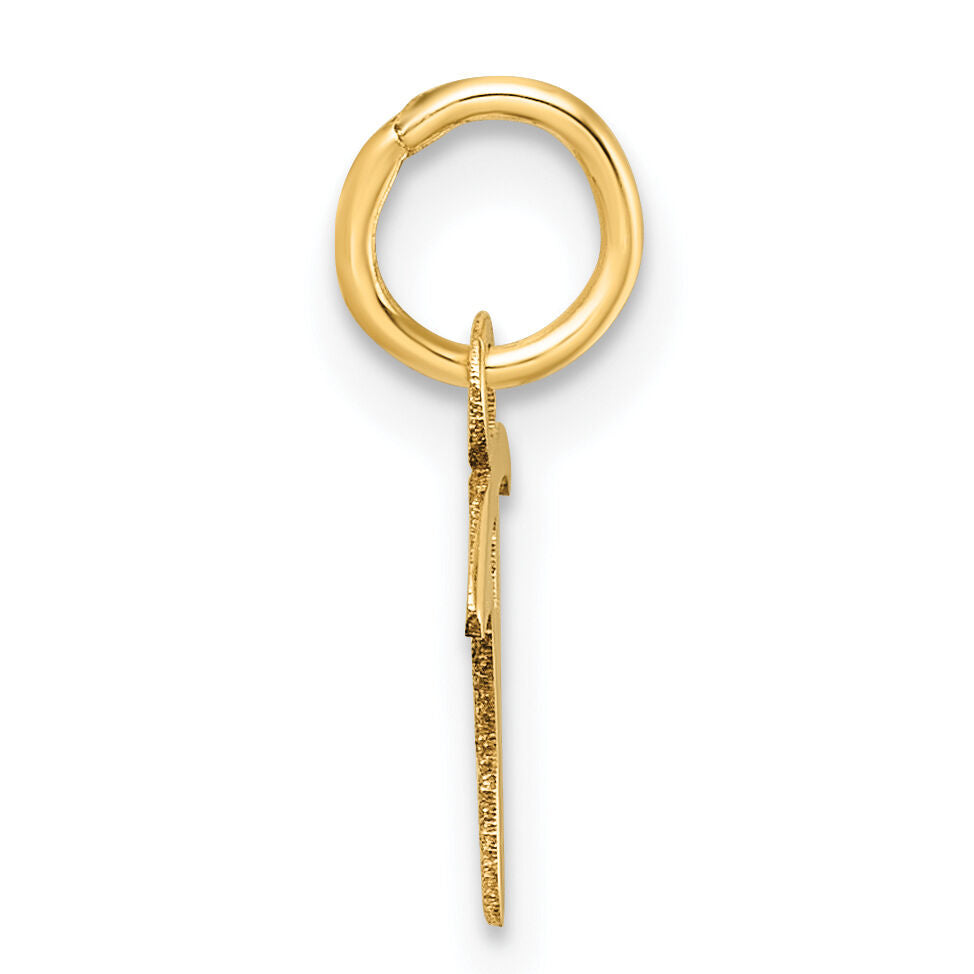 14K Uppercase Letter T Initial Charm-XNA1467Y/T