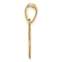 14k Yellow Gold Personalized Football Pendant-XNA694Y