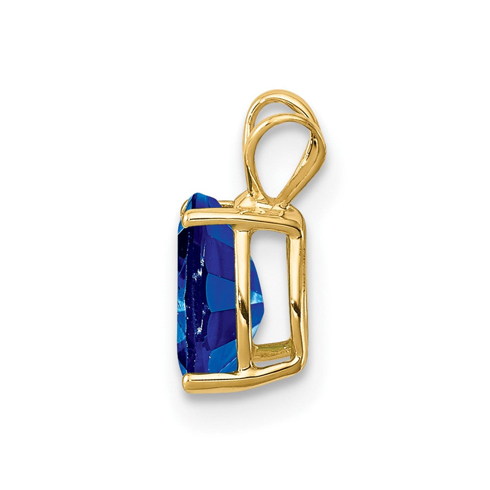 14k Sapphire pendant-XP1010S