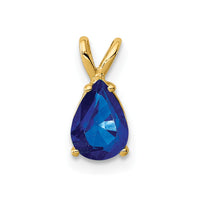 14k Sapphire pendant-XP1010S