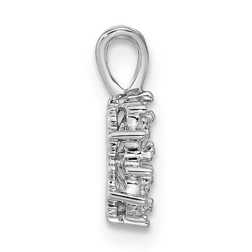 14k White Gold Pearl Pendant Mounting-XP1721