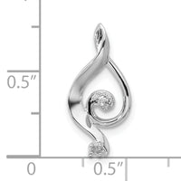 14k White Gold Pearl Pendant Mounting-XP1735