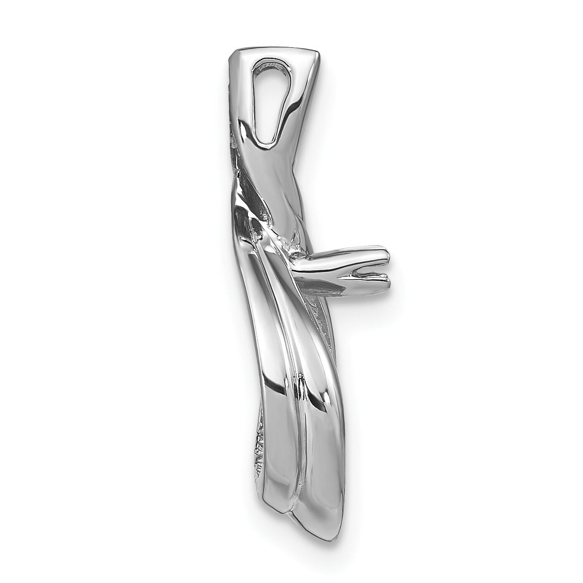 14k White Gold Pearl Pendant Mounting-XP1743