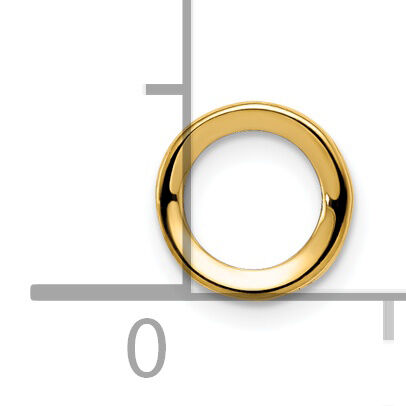 14k 5mm Round Bezel Pendant Mounting-XP320