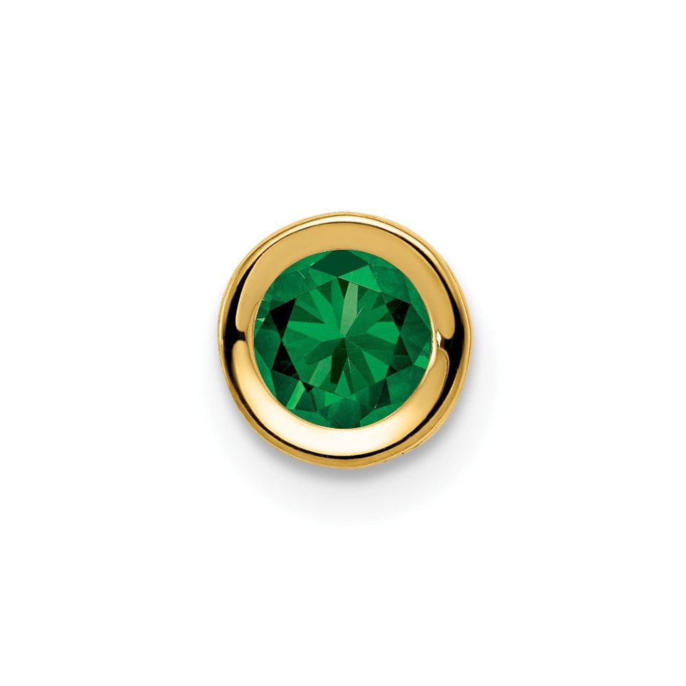 14k 5mm Mount St. Helens bezel pendant-XP320MS