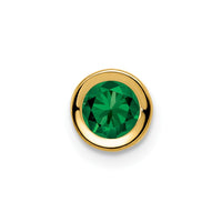 14k 5mm Mount St. Helens bezel pendant-XP320MS