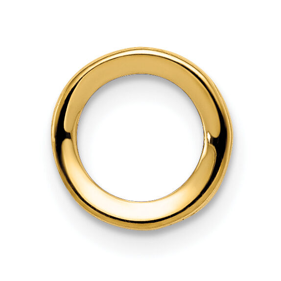14k 5mm Round Bezel Pendant Mounting-XP320