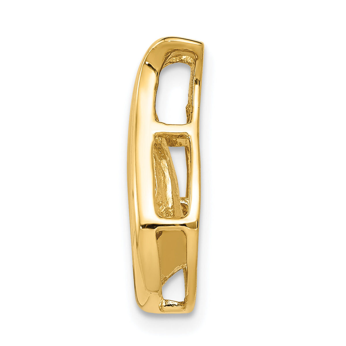 14k 3.4mm A Diamond Teardrop Shape Chain Slide-XP669A