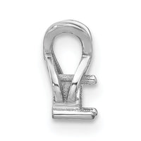 14k White Gold Holds 2.9mm Stone, Chain Slide Mounting-XP686W
