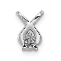 14k White Gold 2.9mm A Diamond Chain Slide-XP686WA
