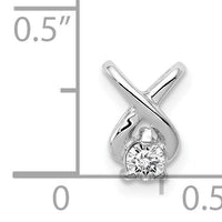 14k White Gold 2.9mm AA Diamond Chain Slide-XP686WAA