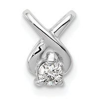 14k White Gold 2.9mm AA Diamond Chain Slide-XP686WAA
