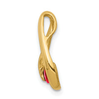 14k 4mm Ruby Pendant-XP948R