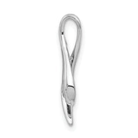 14k White Gold 3mm Ruby Pendant-XP951R