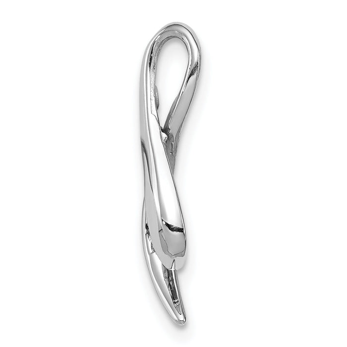 14k White Gold Sapphire pendant-XP951S