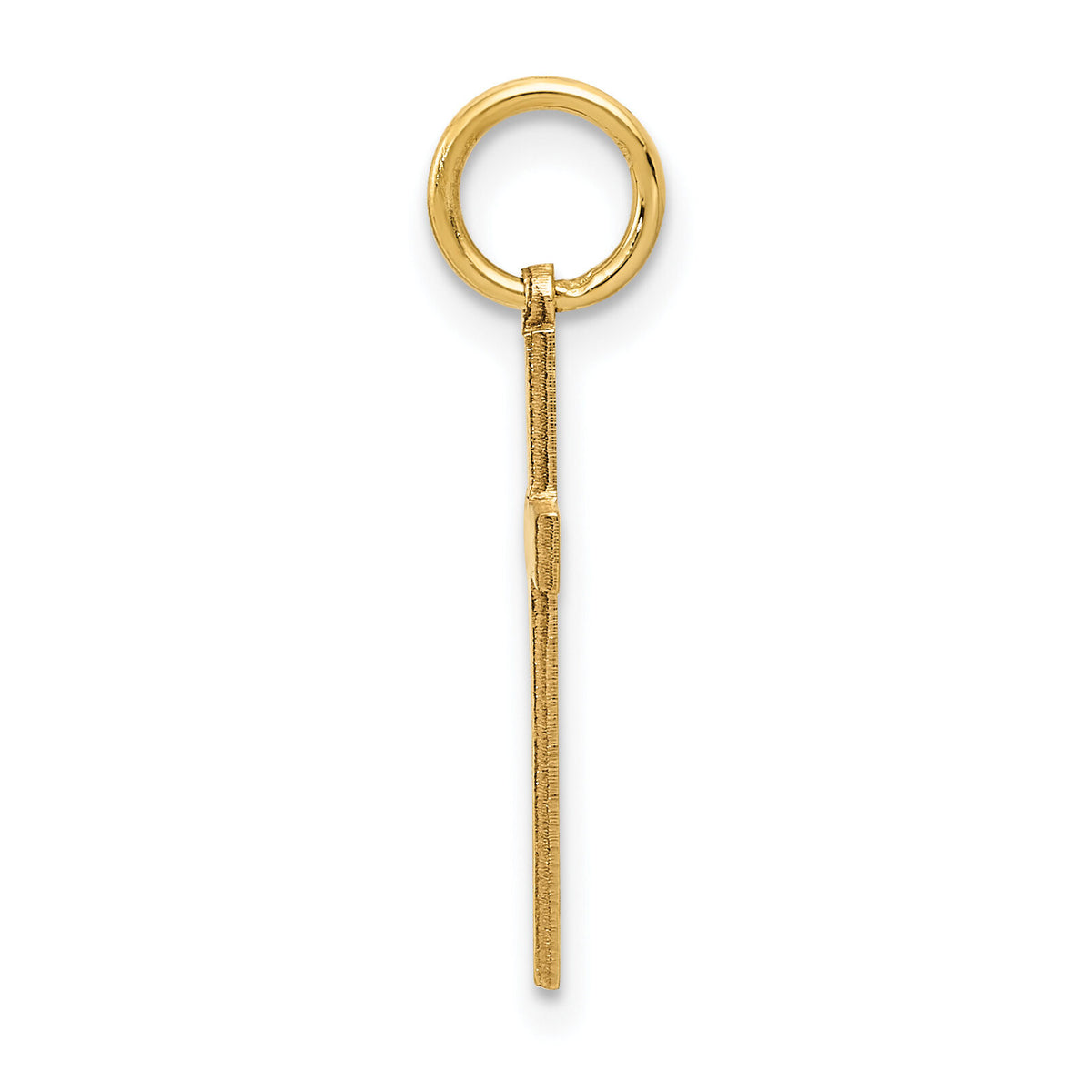 14K Laser Designed Cross Charm-XR1008