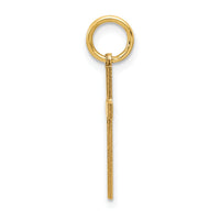 14K Laser Designed Cross Charm-XR1008