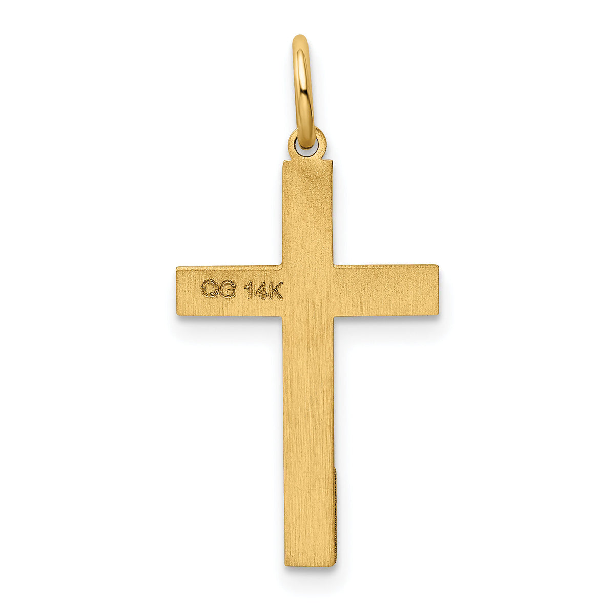 14K Laser Designed Cross Pendant-XR1009