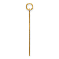 14K Laser Designed Cross Pendant-XR1011