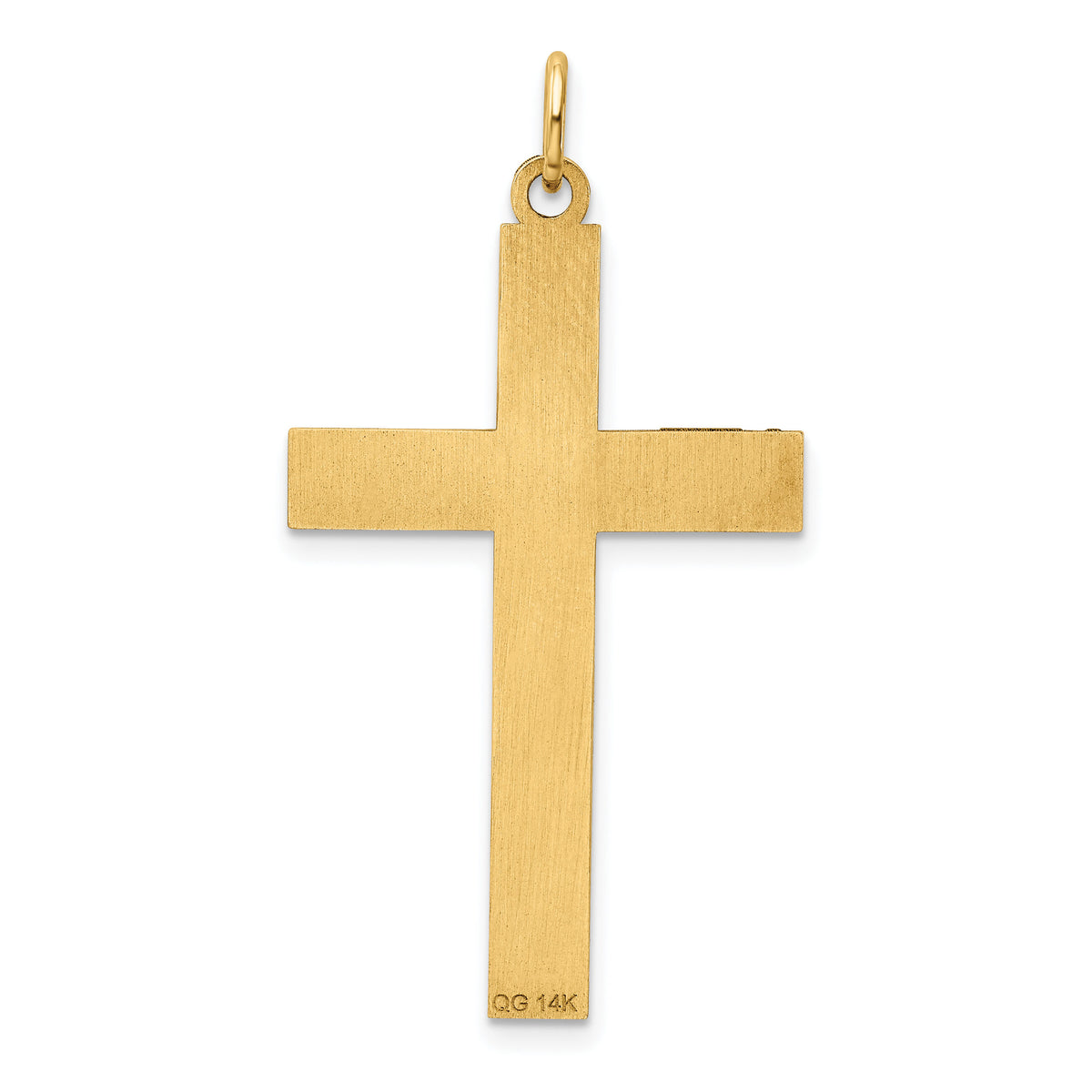 14K Laser Designed Cross Pendant-XR1011