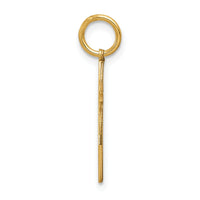 14K Laser Designed Passion Cross Charm-XR1036