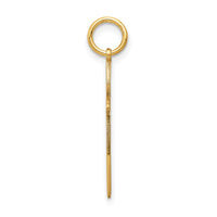 14K Laser Designed Passion Cross Charm-XR1037