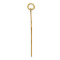14K Laser Designed Passion Cross Pendant-XR1039