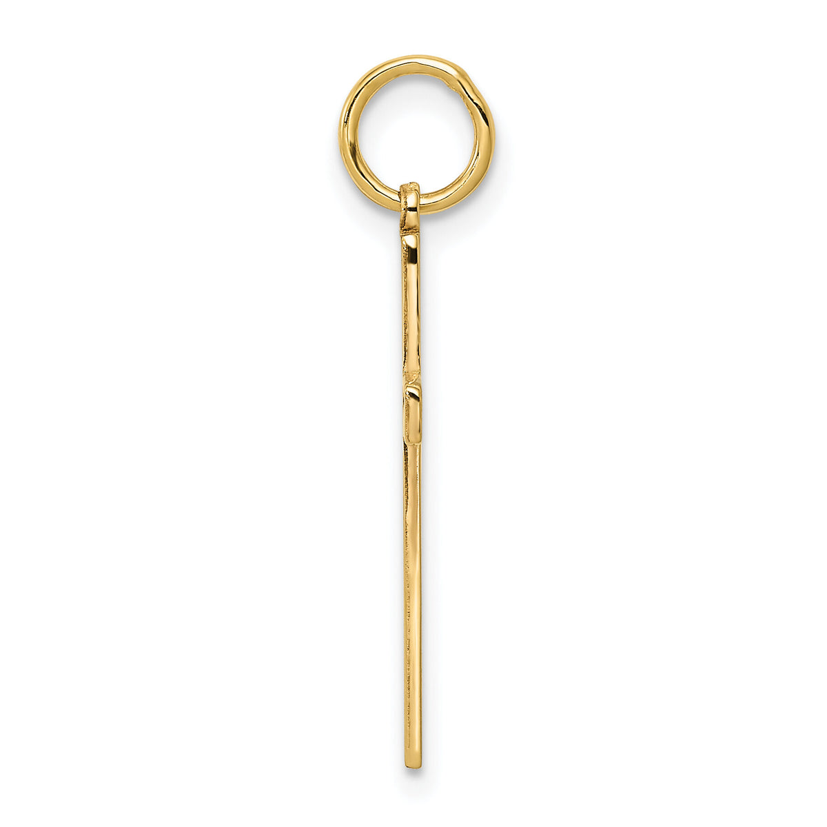 14K Laser Designed Cross Charm-XR1049