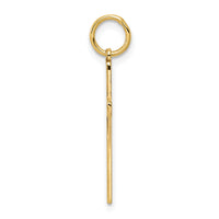 14K Laser Designed Cross Charm-XR1049