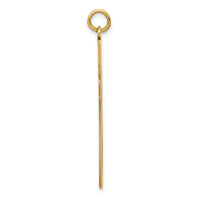 14K Laser Designed Cross Pendant-XR1051