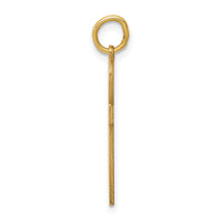14K Laser Designed Ankh Cross Charm-XR1065