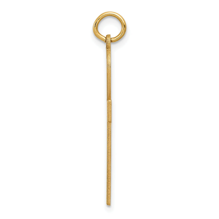 14K Laser Designed Ankh Cross Pendant-XR1066