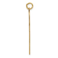 14K Laser Designed Ankh Cross Pendant-XR1067