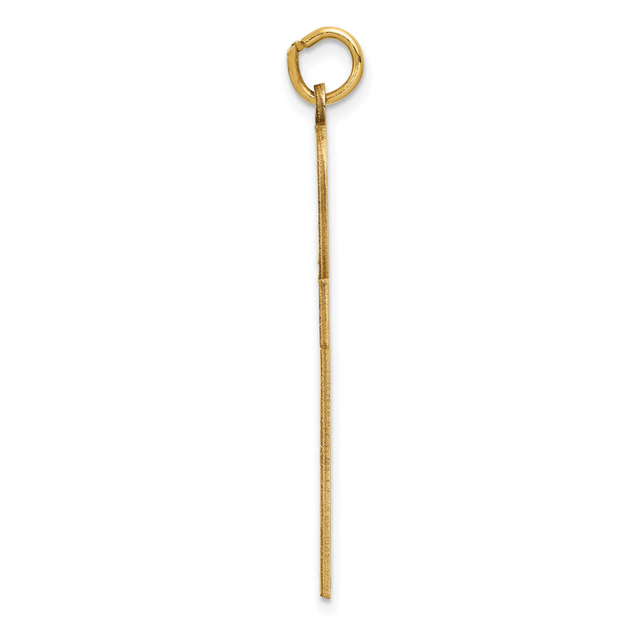 14K Laser Designed Ankh Cross Pendant-XR1067
