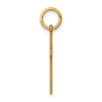 14K Laser Cut Ichthus Cross Charm-XR1078