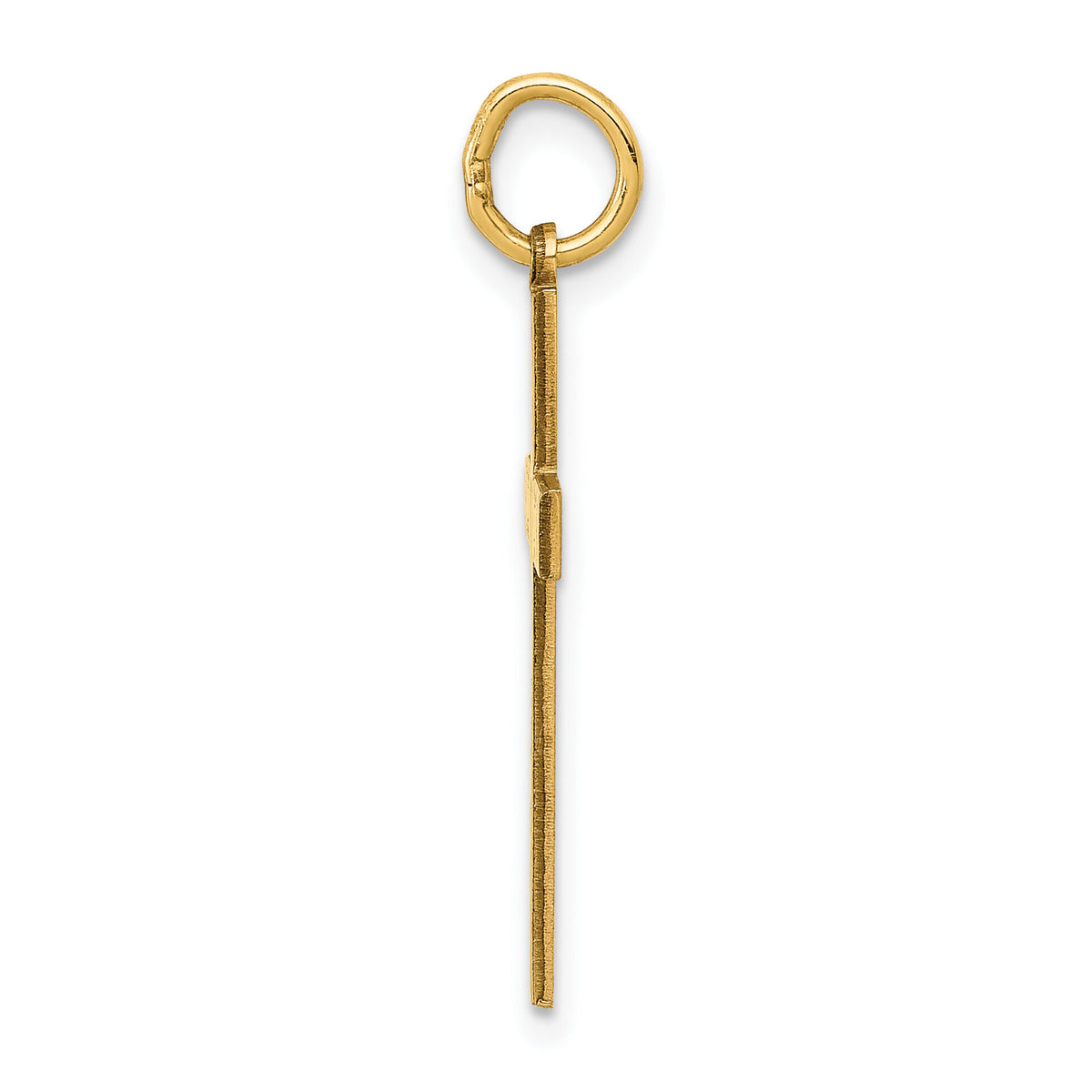 14K Laser Designed Cross Charm-XR1145