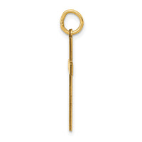 14K Laser Designed Cross Charm-XR1145