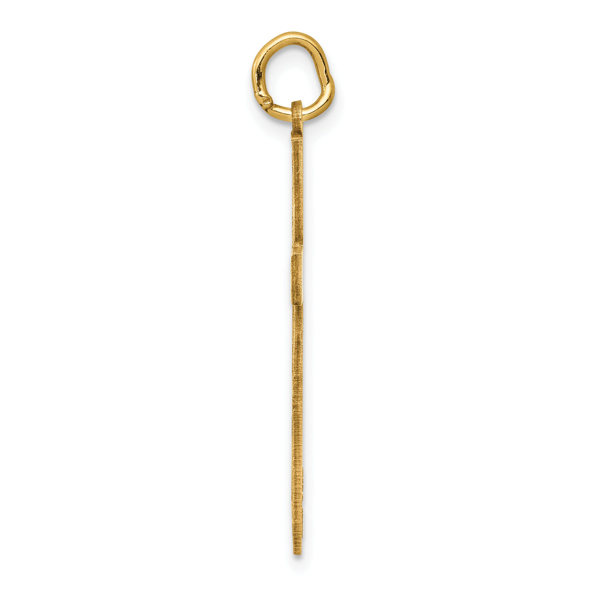 14K Laser Designed Cross Pendant-XR1198
