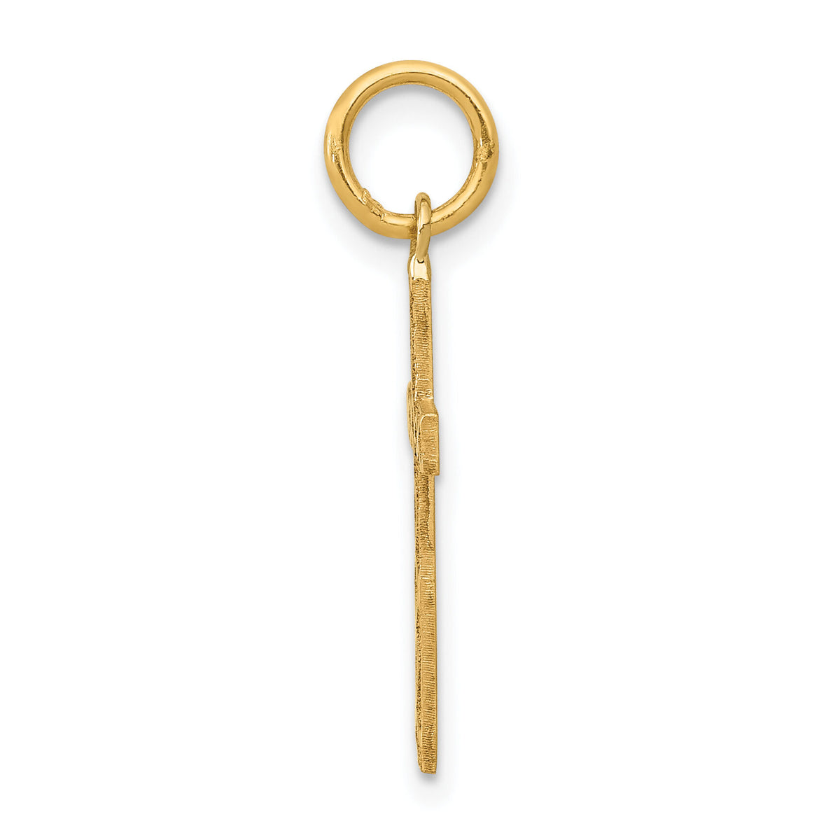14K Laser Designed Cross Charm-XR1200