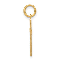 14K Laser Designed Cross Charm-XR1200
