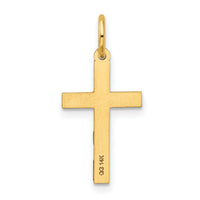 14K Laser Designed Cross Charm-XR1200