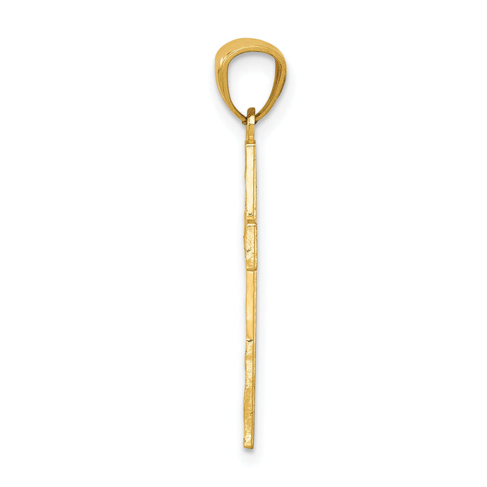 14k Cross Pendant-XR1207
