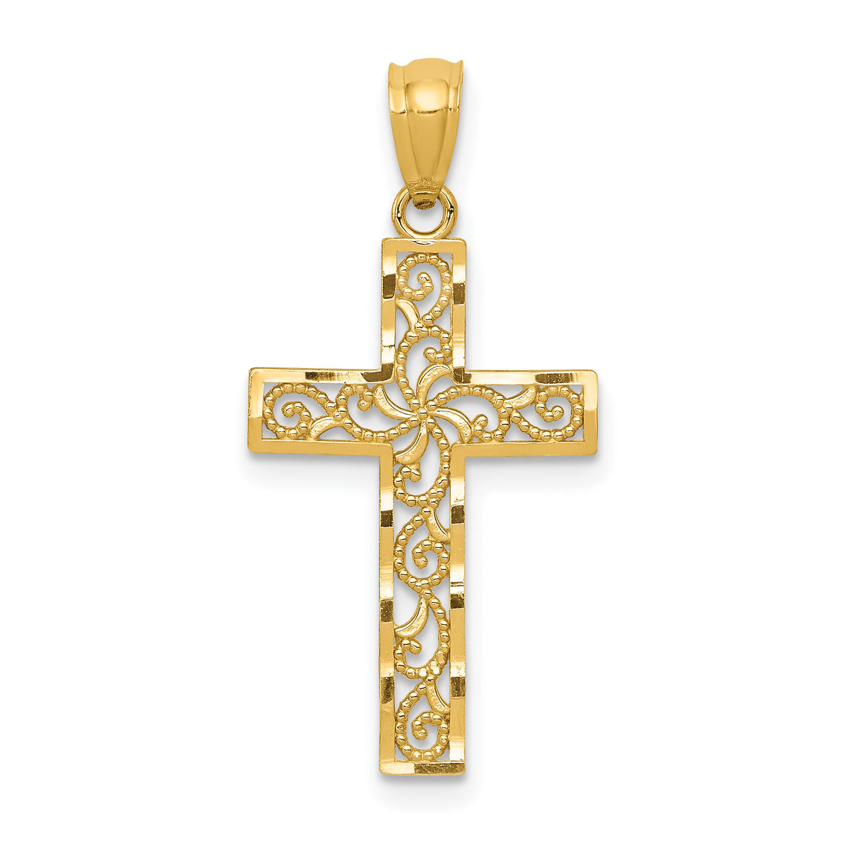 14k Cross Pendant-XR1207