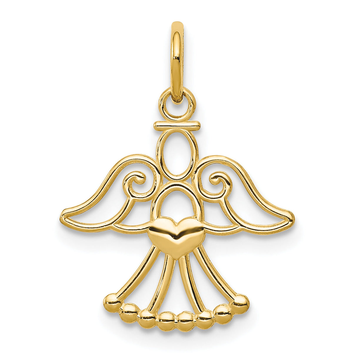 14k Angel Charm-XR1211