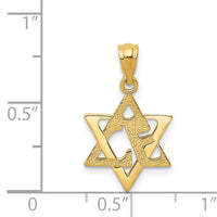 14k Star of David Pendant-XR1212